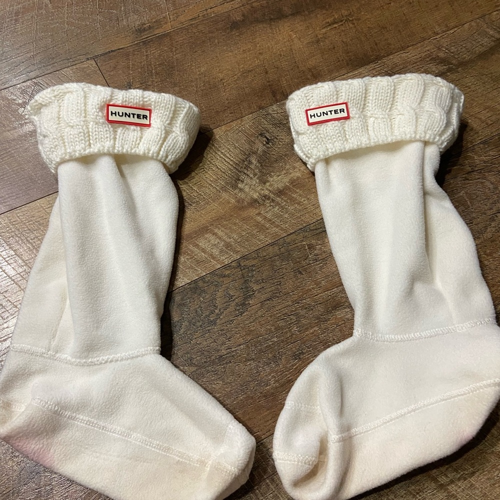 Hunter Women's Cream Boot Socks
